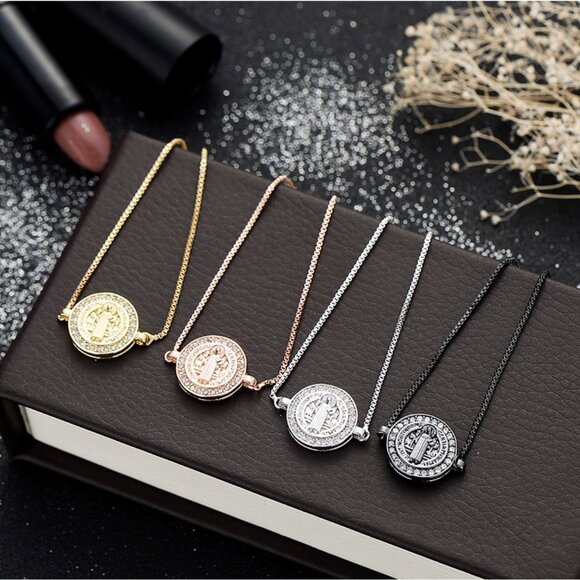 Jesus Savior Religious Silver Prayer Bracelet - Picture 3 of 3